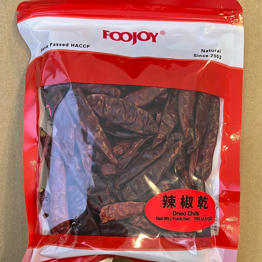 piment séché FOOJOY干辣椒 70g