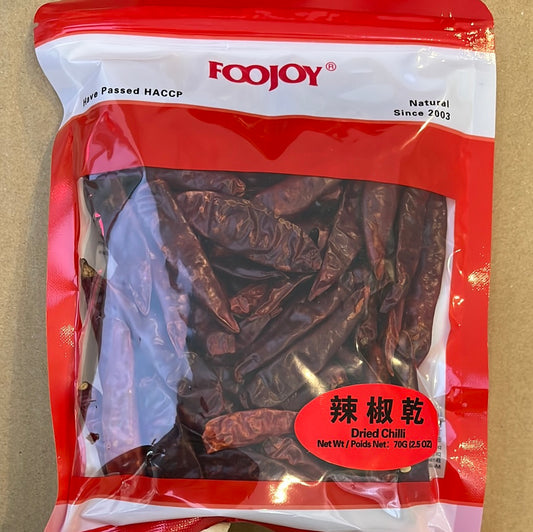 piment séché FOOJOY干辣椒 70g