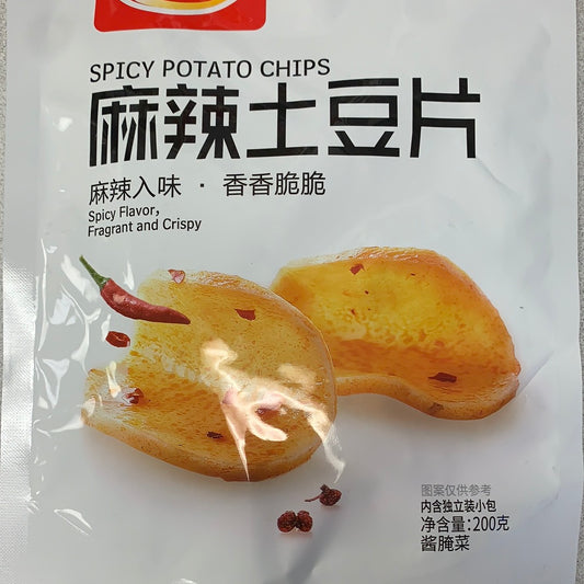 Pomme de terre épicée 卫龙 麻辣土豆片 200g