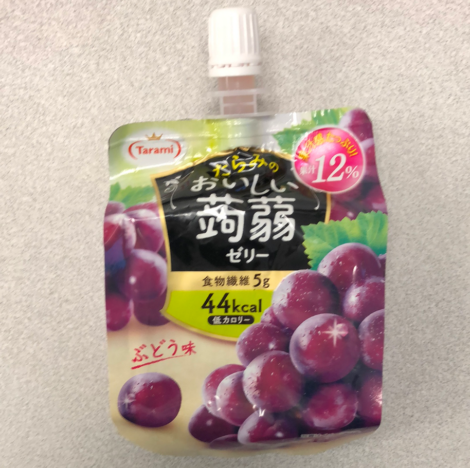 Jelly japonais (saveur raisin rouge) TARAMI 日本红提果冻吸