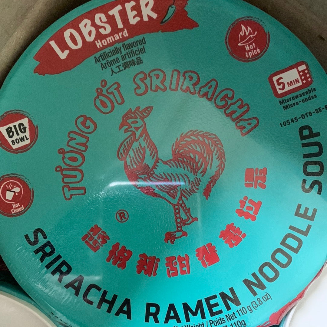 Nouilles instantané SRIRACHA (saveur homard) 110g