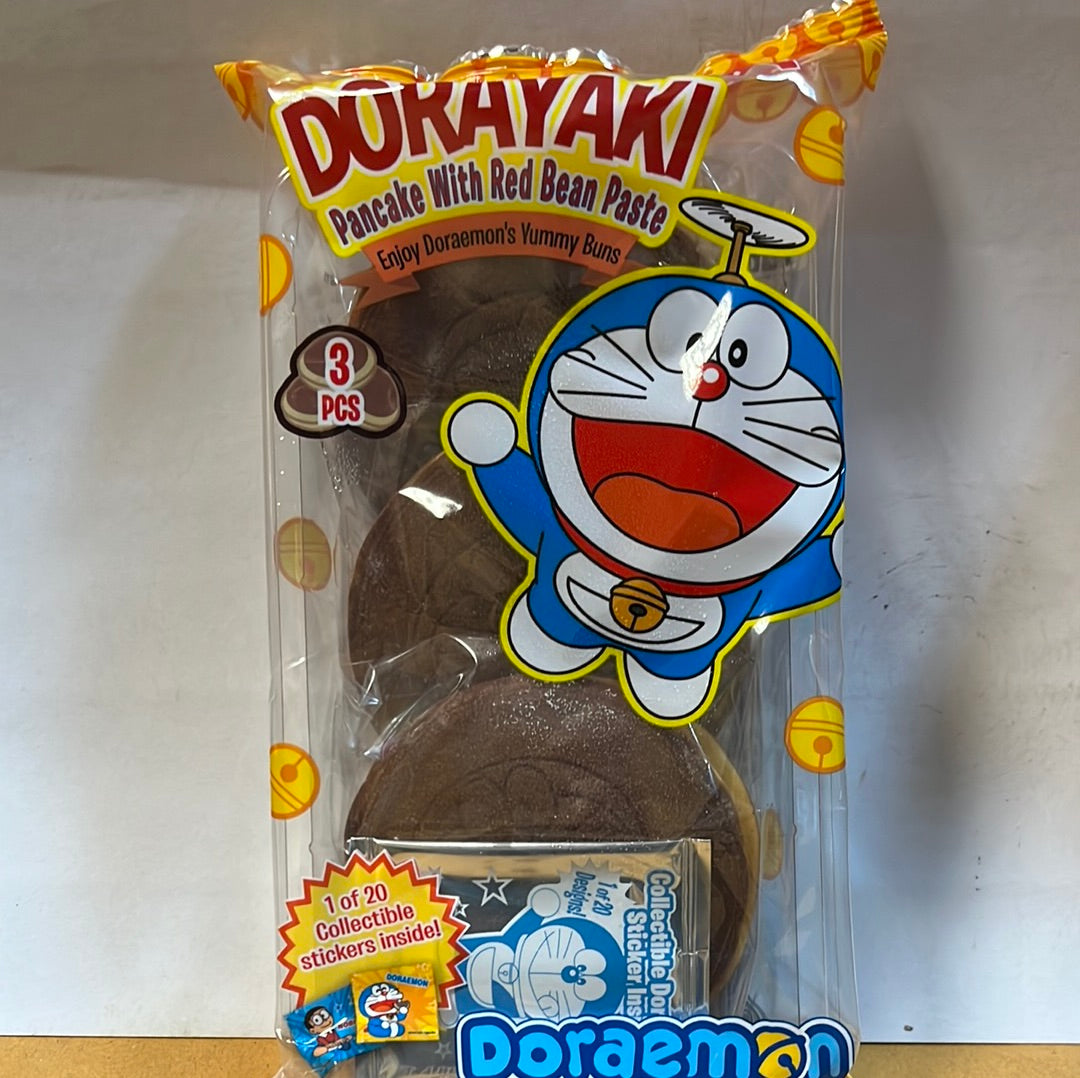 Gâteaux Dorayaki congelés au haricot rouge DORAEMON HAPI🇯🇵138g