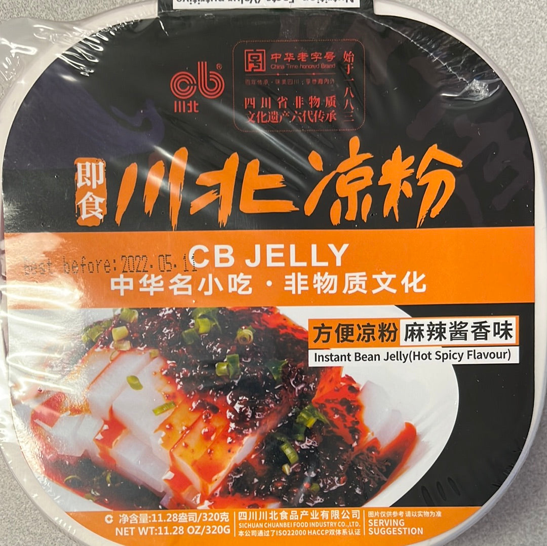 Jelly épicé instantané 即食 川北凉粉(麻辣酱香味）320g