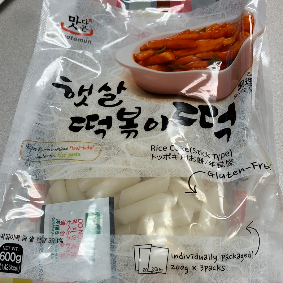 Pâte de riz coréen en bâton MATAMUN 韩国 年糕条600g
