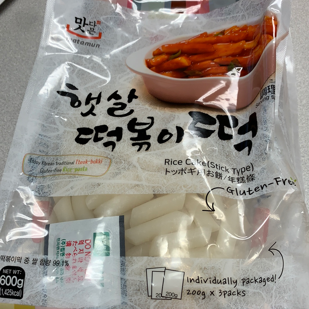 Pâte de riz coréen en bâton MATAMUN 韩国 年糕条600g