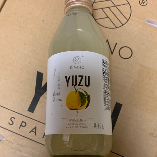 Boisson pétillante japonais KIMINO (saveur yuzu) 250mL