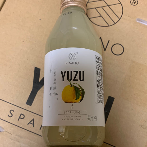 Boisson pétillante japonais KIMINO (saveur yuzu) 250mL