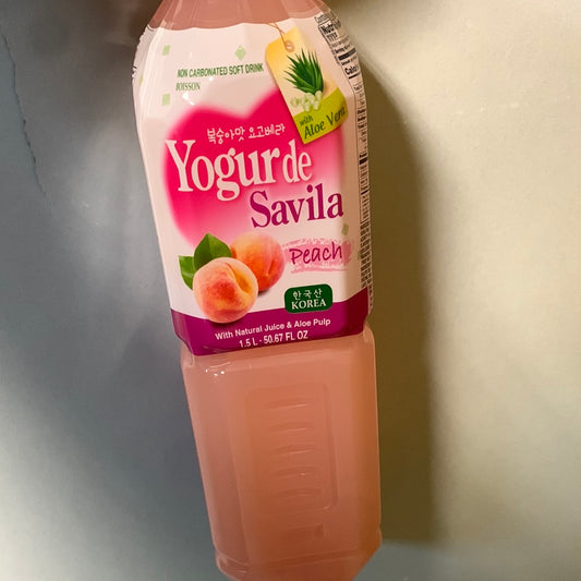 Boisson de Vera d’aloes (saveur de pêche) WANG COREA 1.5L