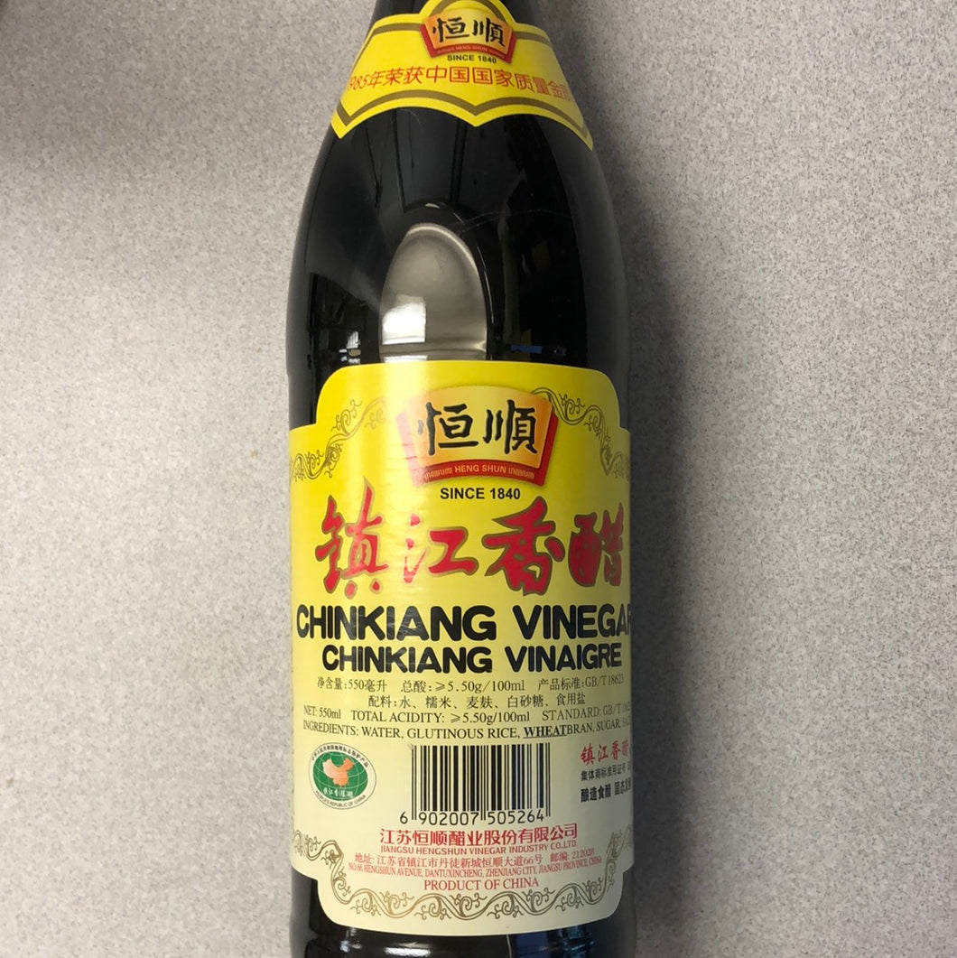 Vinaigre Noir Chinkiang-恒顺 镇江香醋-550mL