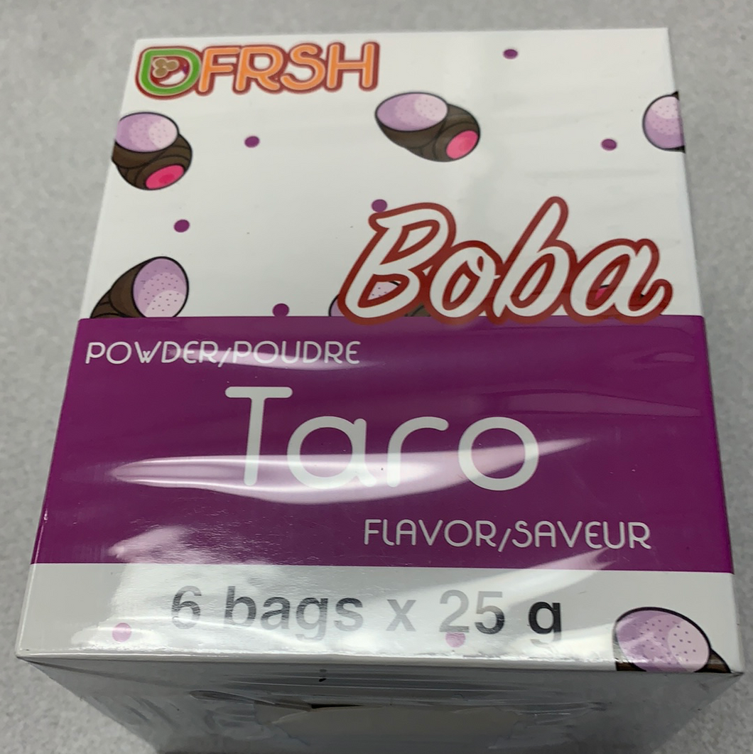 Poudre thé au lait BOBA(saveur taro)25gx6