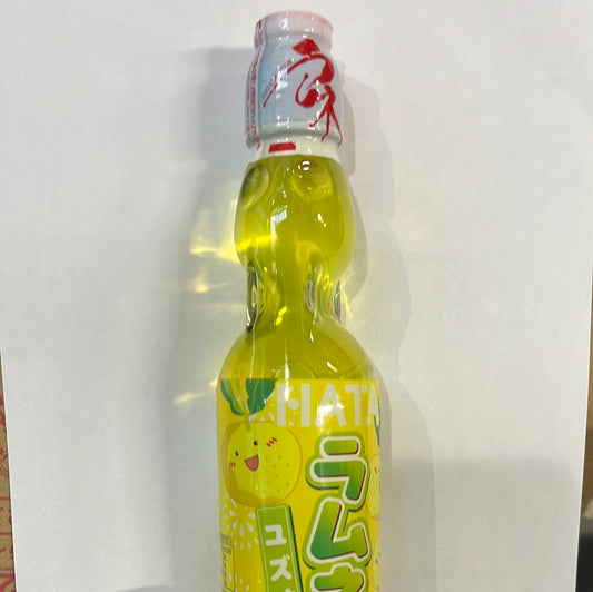 Ramuné japonais HATA (saveur yuzu)日本波子汽水（柚子味）