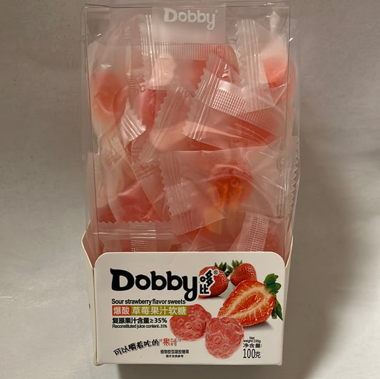 Bonbon gummie (saveur fraise) 100g