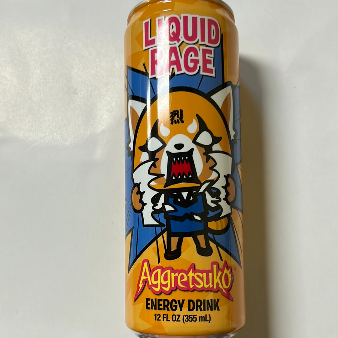 Liquid Rage Aggretsuko Energy drink BOSTON AMERICA 250mL – TAIYO