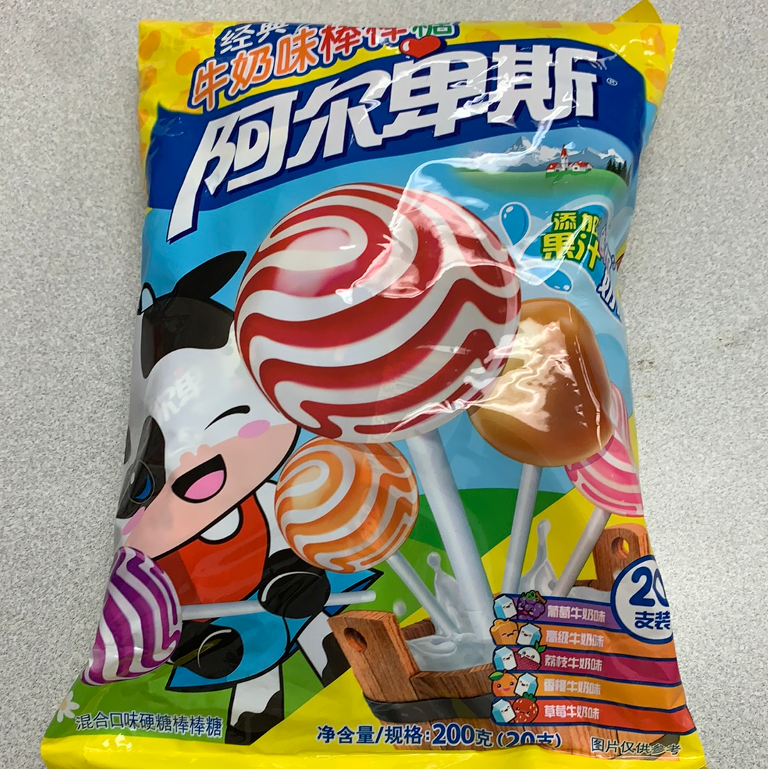 Sucette assortie阿尔卑斯多口味棒棒糖