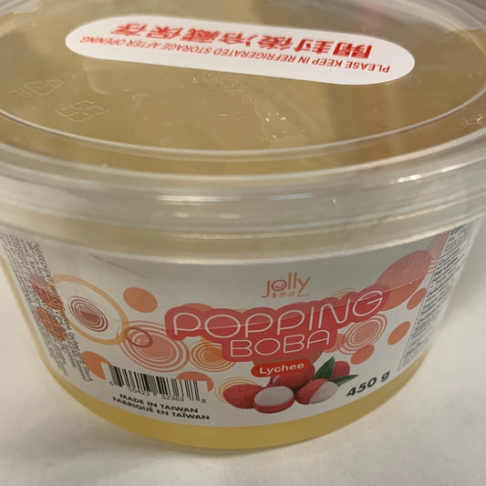 Popping Boba saveur litchi JOLLY 荔枝魔豆450g