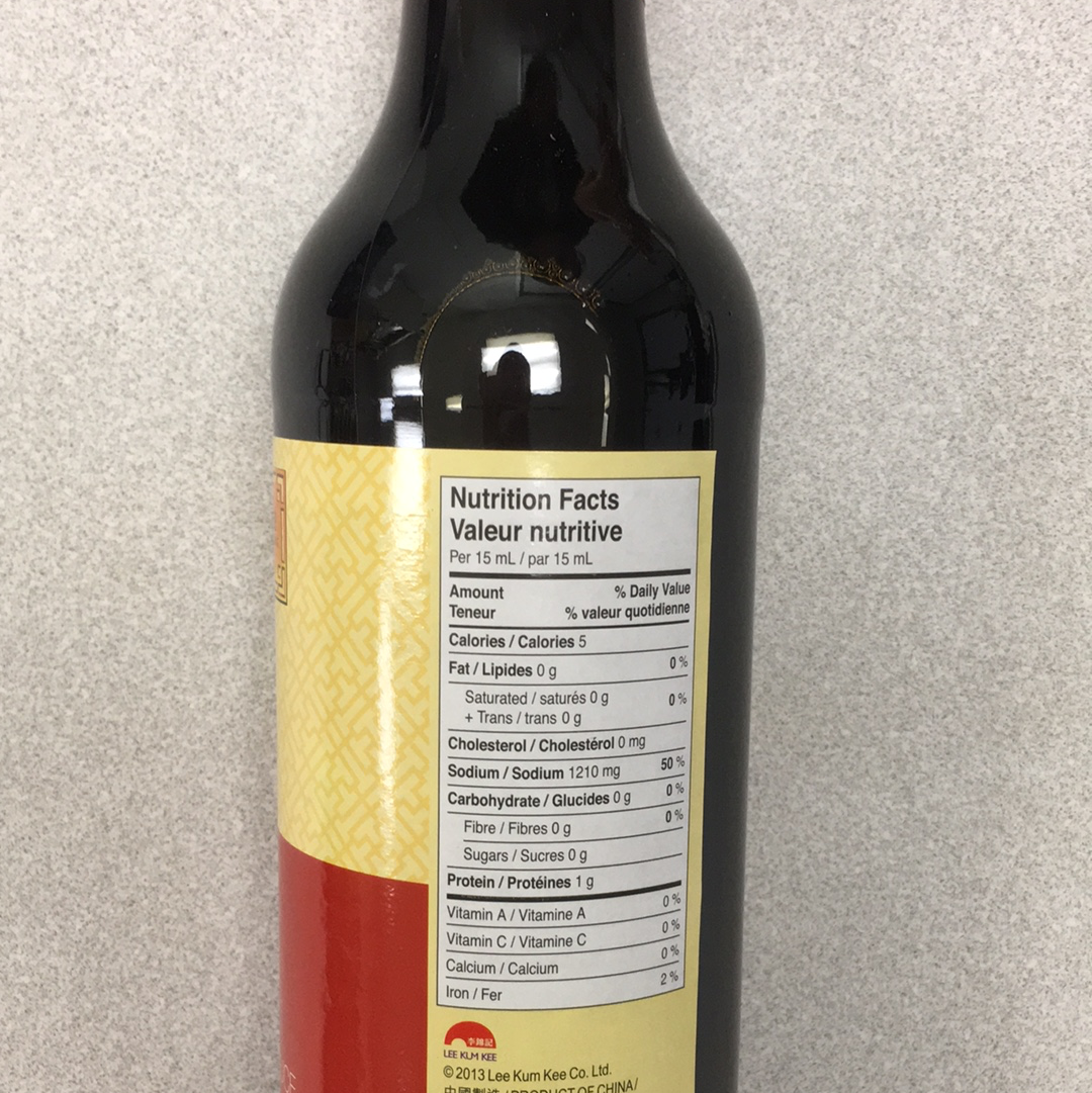 Sauce de soja claire Kum Chun LKK 李锦记 锦珍生抽 500mL