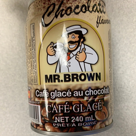 Café glacé aux chocolat MR.BROWN 240mL
