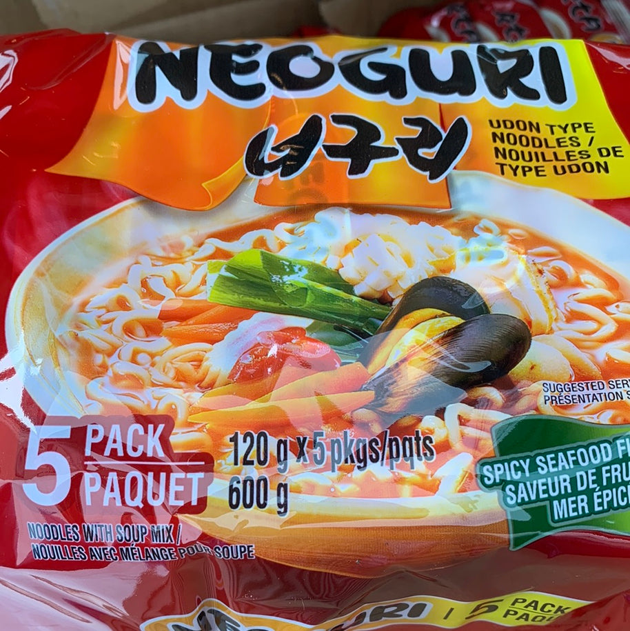 Nouille Neoguri NONGSHIM (saveur de fruit de mer épicé) 农心 辣海鲜拉面