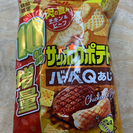 CALBEE chips (saveur poulet&boeuf BBQ) 80g