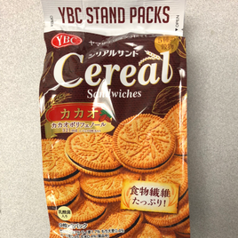 YBC cereal sandwich 日式五谷夹心饼干 18枚入