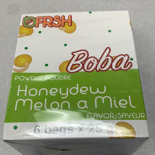 Poudre thé au lait BOBA(saveur melon au miel)25gx6