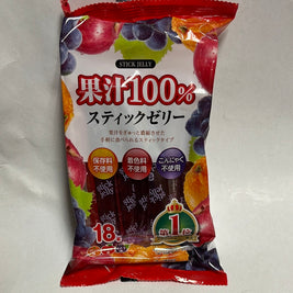 Jelly japonais (saveur fruits assortis) RIBON 日本混合果冻吸 18pc