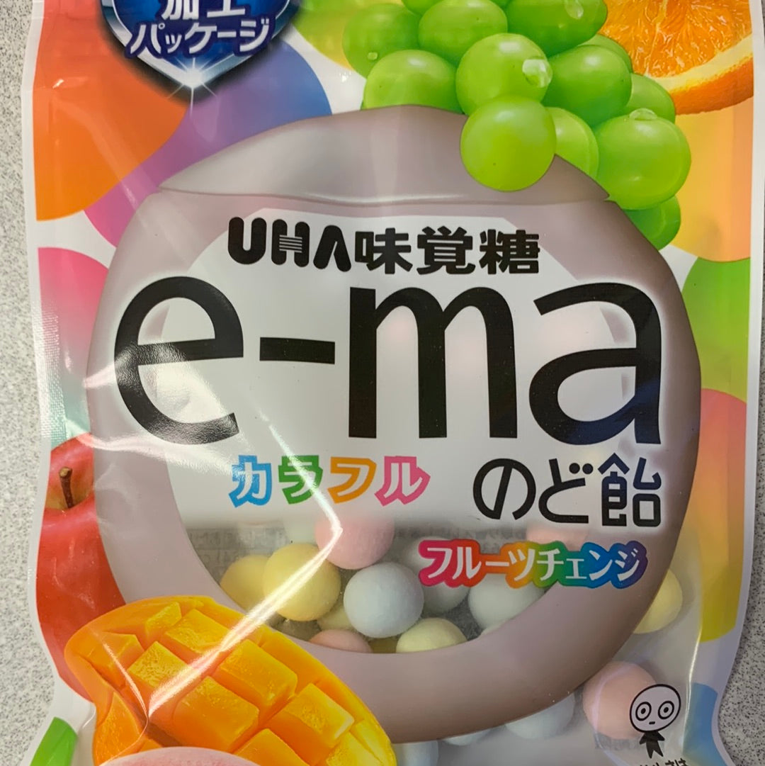 Bonbon e-ma aux fruits assortis UHA