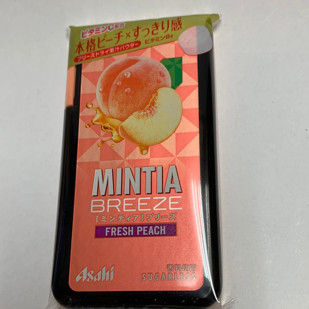 Bonbon MINTIA Breeze (saveur pêche) ASAHI 22g