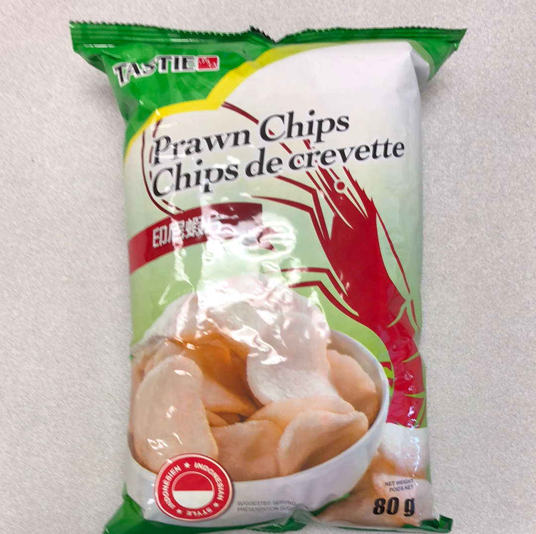 Chips de crevettes Indonésie 印尼虾片 80g