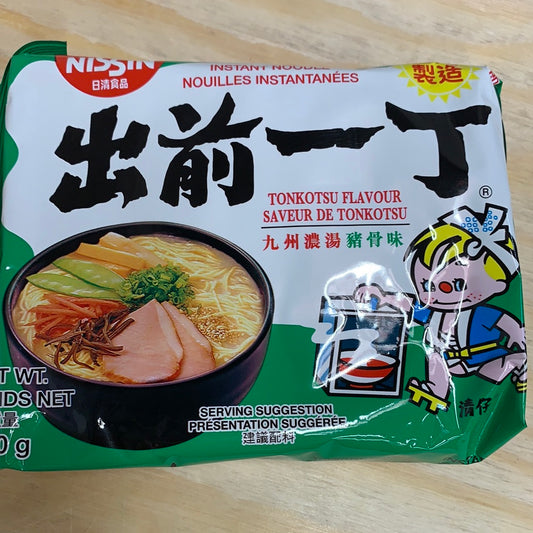 Nouilles instantanées(saveur porc artificielle) 出前一丁 九州猪骨浓汤100g