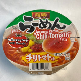 Ramen japonais aux tomates épicées MENRAKU🇯🇵80g