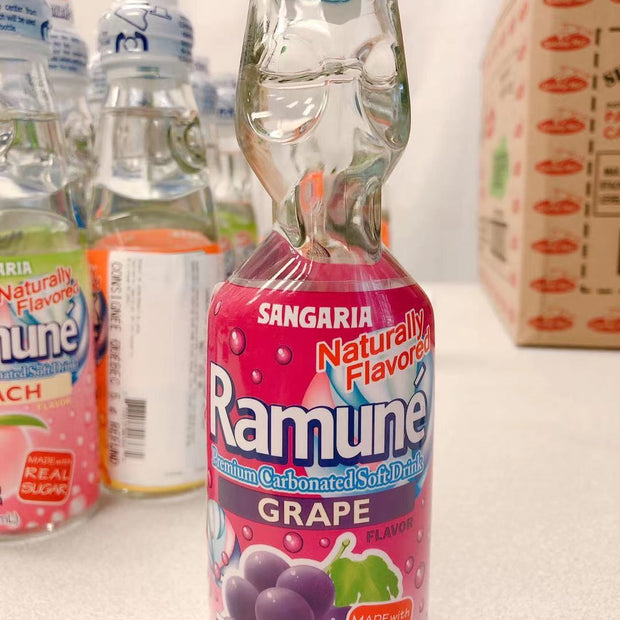 Ramuné japonais SANGARIA (saveur raisin)日本波子汽水（提子味）