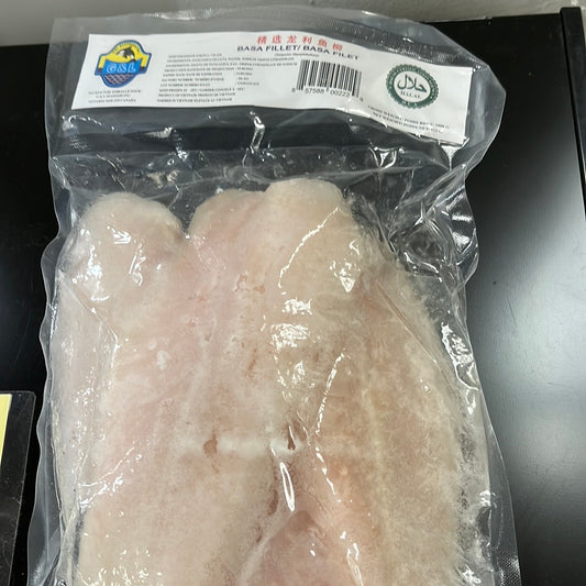 Promo-Filet de basa surgelé 急冻龙利鱼柳1000g