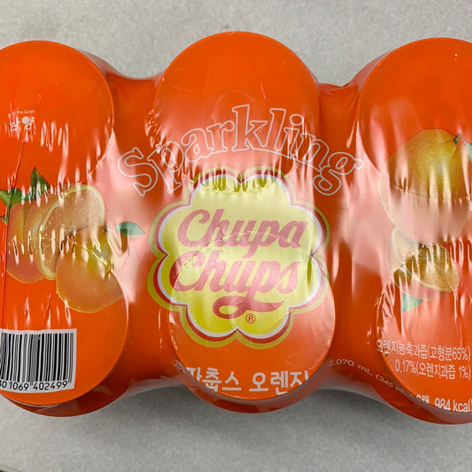 Chupa Chups boisson gazeuse (saveur orange) 345mLx6