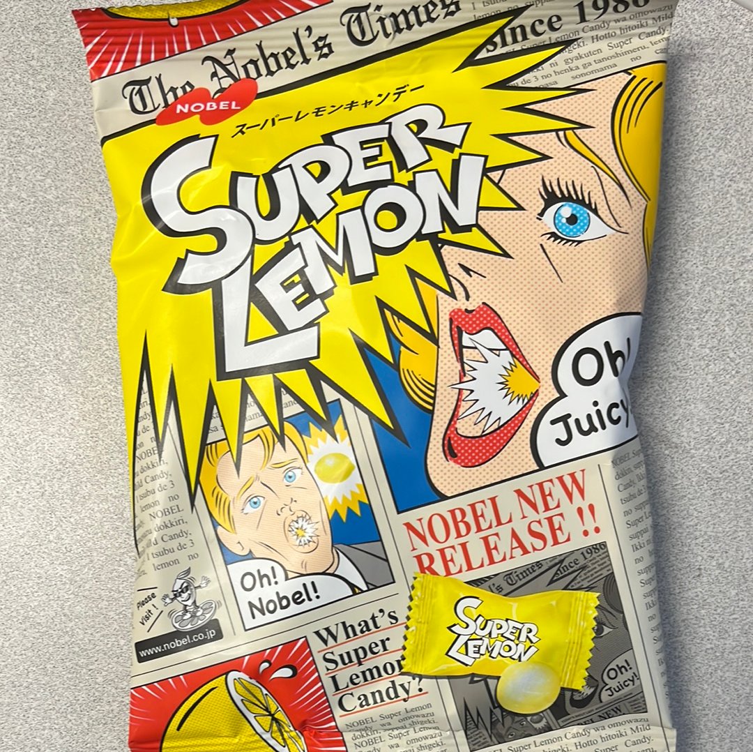 Bonbon Super Lemon NOBEL🇯🇵88g