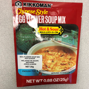 Mélange de soupe instantanée -épicé & aigre KIKKOMAN 中式酸辣汤