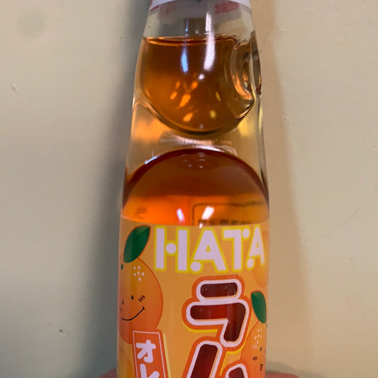 Ramuné japonais HATA (saveur orange)日本波子汽水（甜橙味）