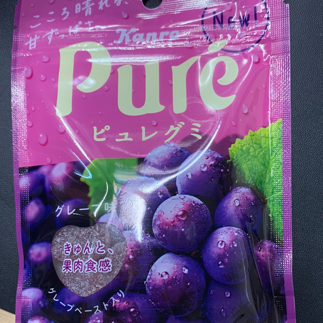 Bonbon mou au raisin Puré KANRO 56g