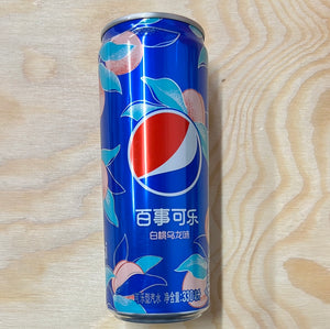 Pepsi Oolong à la pêche 白桃乌龙百事可乐330mL