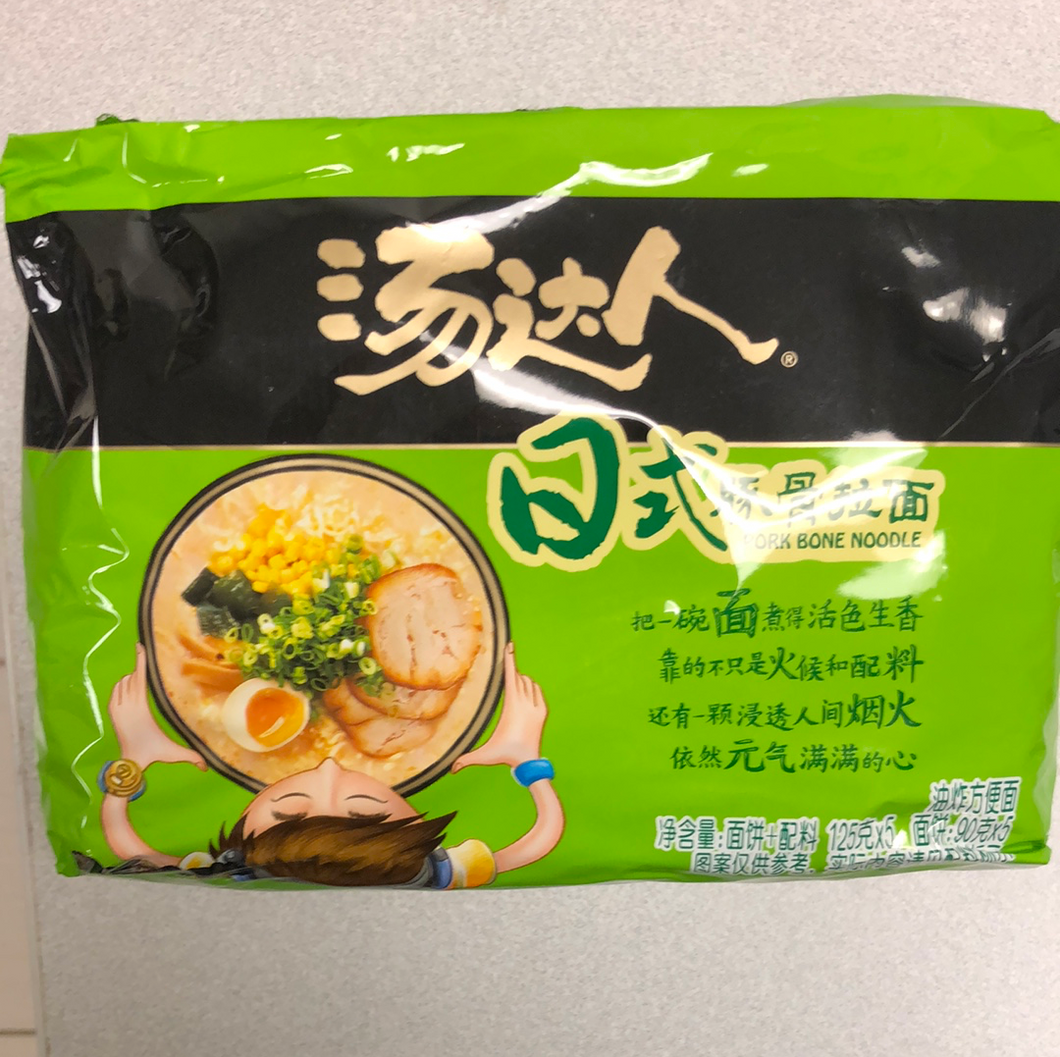 Ramen japonais instantané au porc TDR -汤达人 日式豚骨拉面