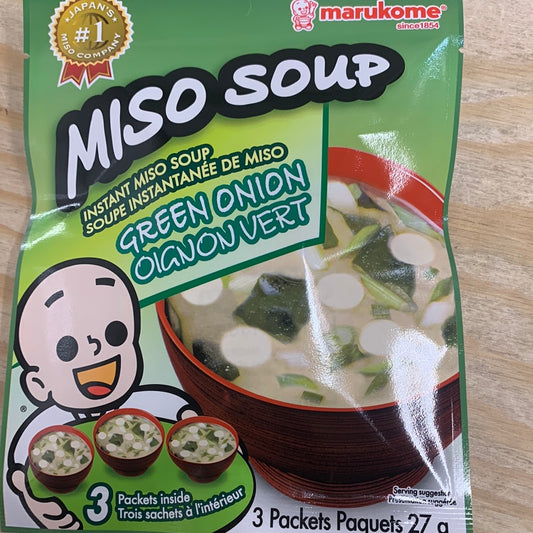 Soupe Miso Instantanée (oignon vert) MARUKOME 日本 味增汤包