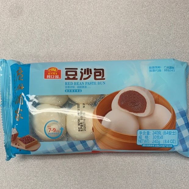 Brioche de haricot rouge LKF 利口福 豆沙包240g
