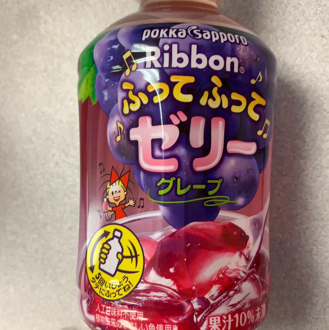 Liquidation-Pokka Sapporo Ribbon Boisson au jello de raisin