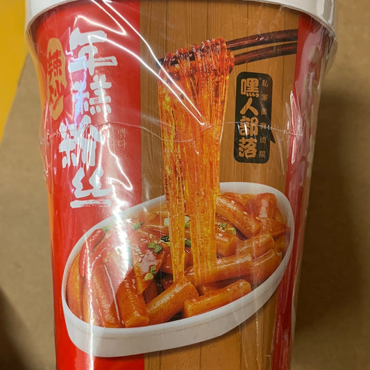 Topokki et vermicelle de patate douce avec sauce sucrée et épicée TOPOKKI 辣味炒年糕120g