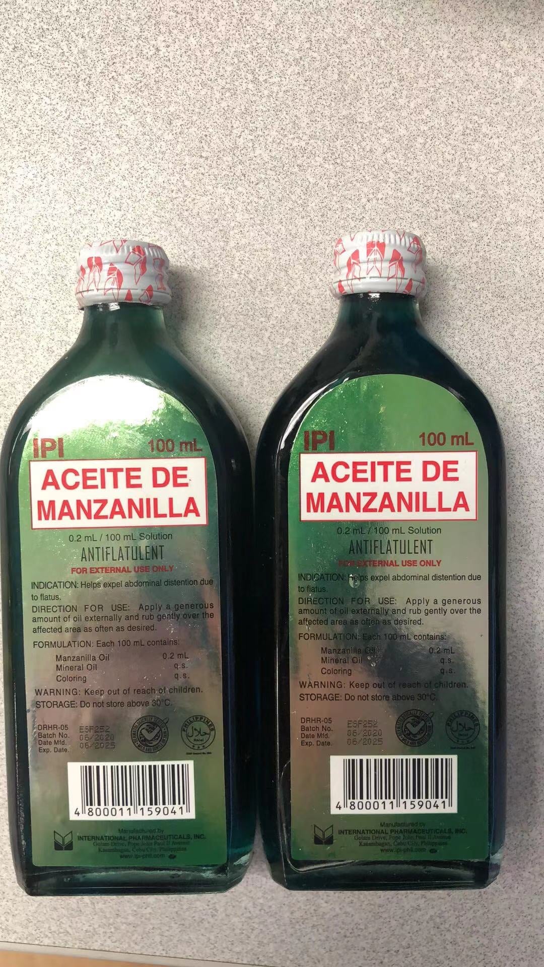 IPI aceite de manzanilla
