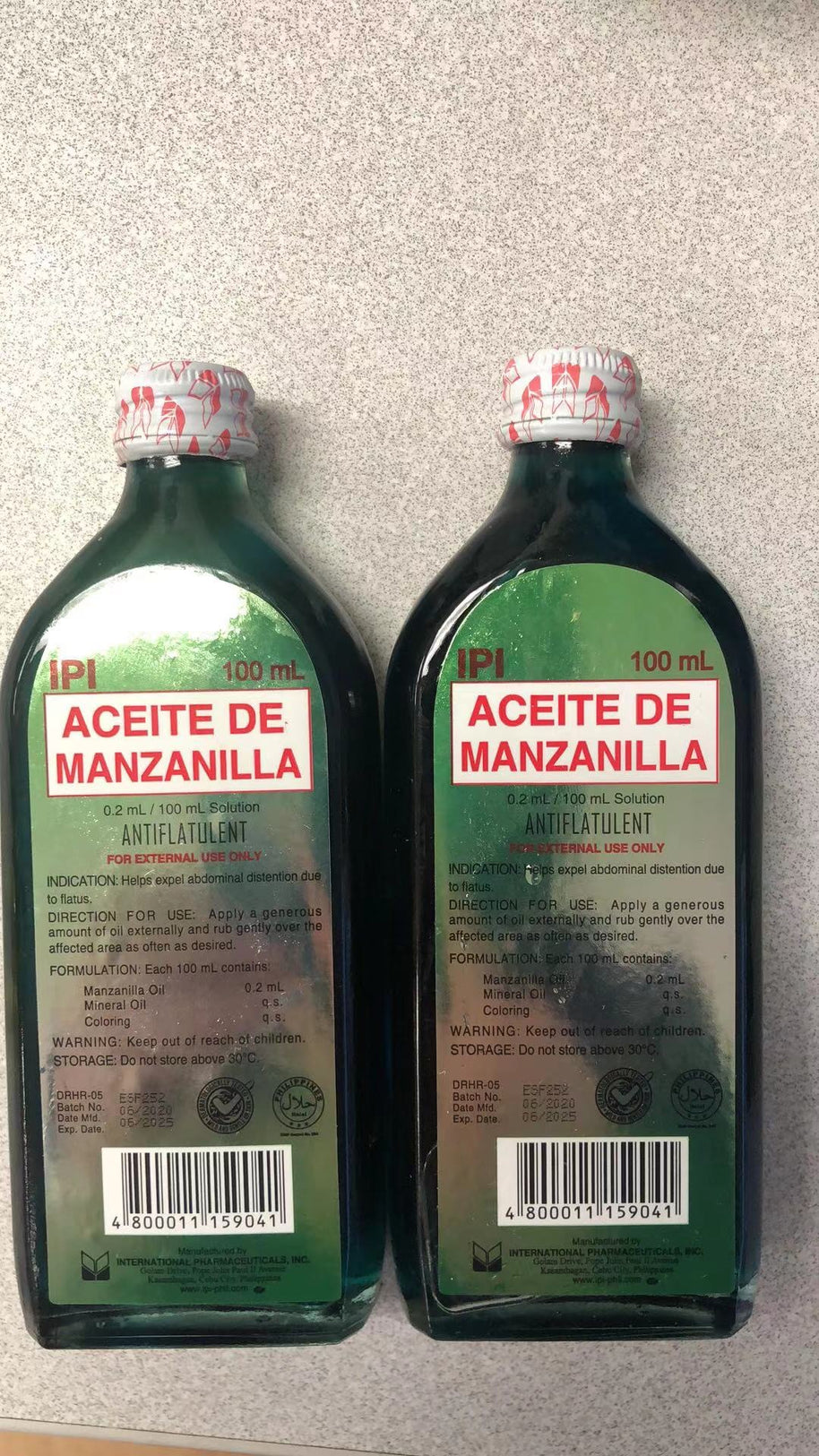 IPI aceite de manzanilla