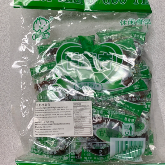 Régliss abricot 甘草杏 280g