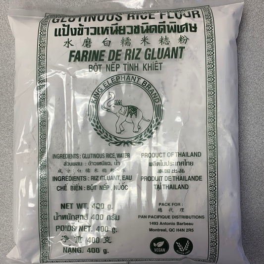 Riz glutineux King Elephant 白糯米粉 400g