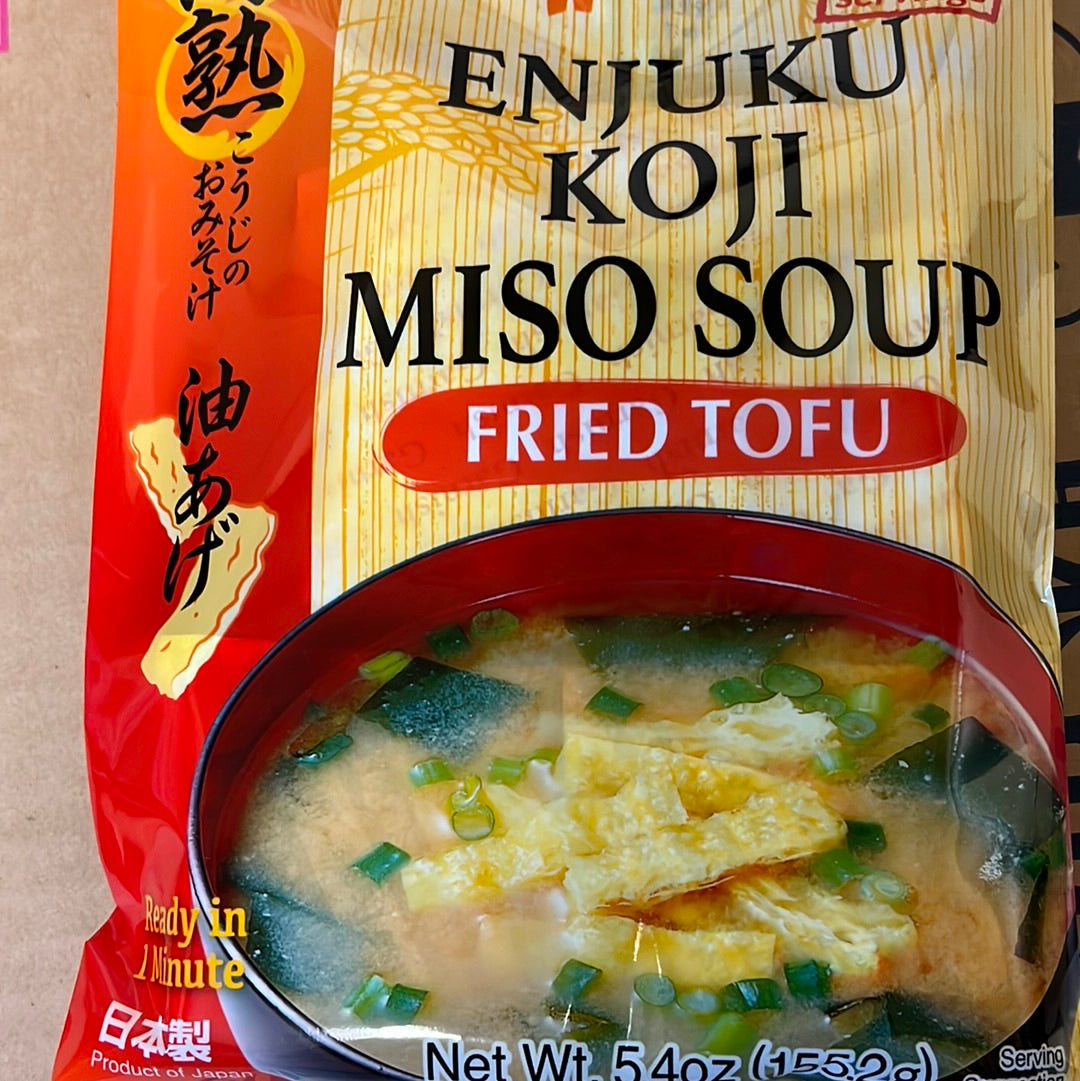 Mélange de soupe Miso Tofu frit 🇯🇵ENJUKU KOJI 日式 炸豆腐增汤料包155.2g