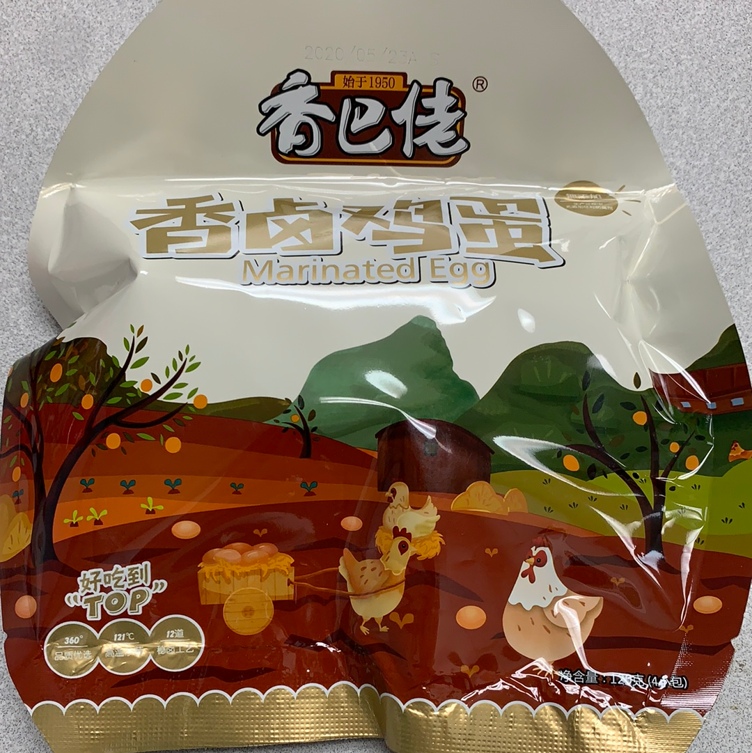 Œufs marinés 香巴佬 香卤鸡蛋120g